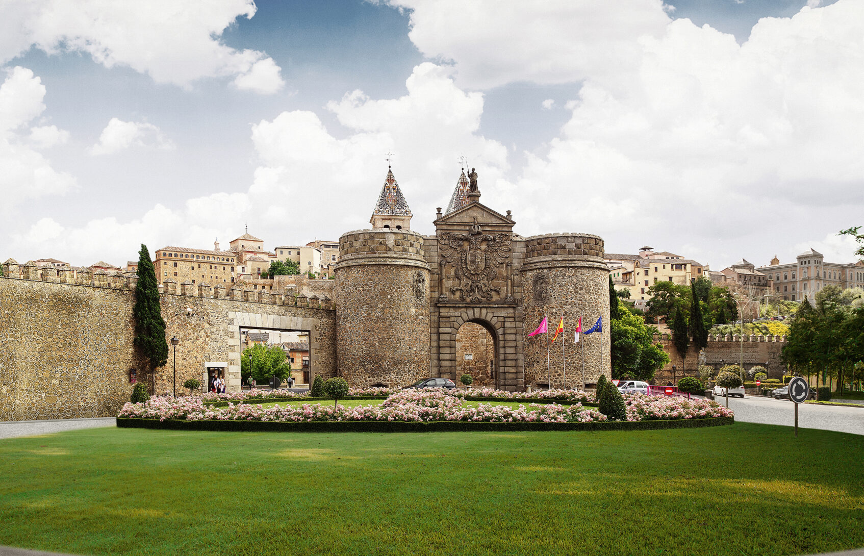 Alfonso VI gate in Toledo Spain