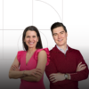Emily Irwin and Michael Liersch standing next to each other with arms crossed.
