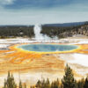 The Grand Prismatic Spring in Yellowstone National Park Read about National parks to add to your bucket list